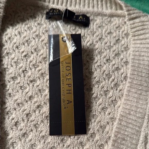 Women's Beige Cardigan Sweater - Picture 8 of 8